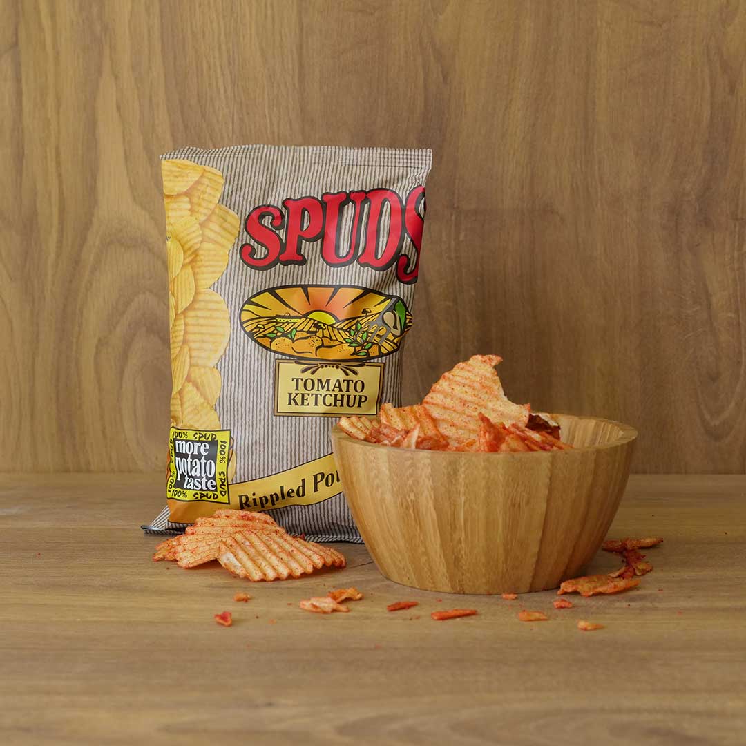 Spuds Tomato Ketchup Crisps 75g