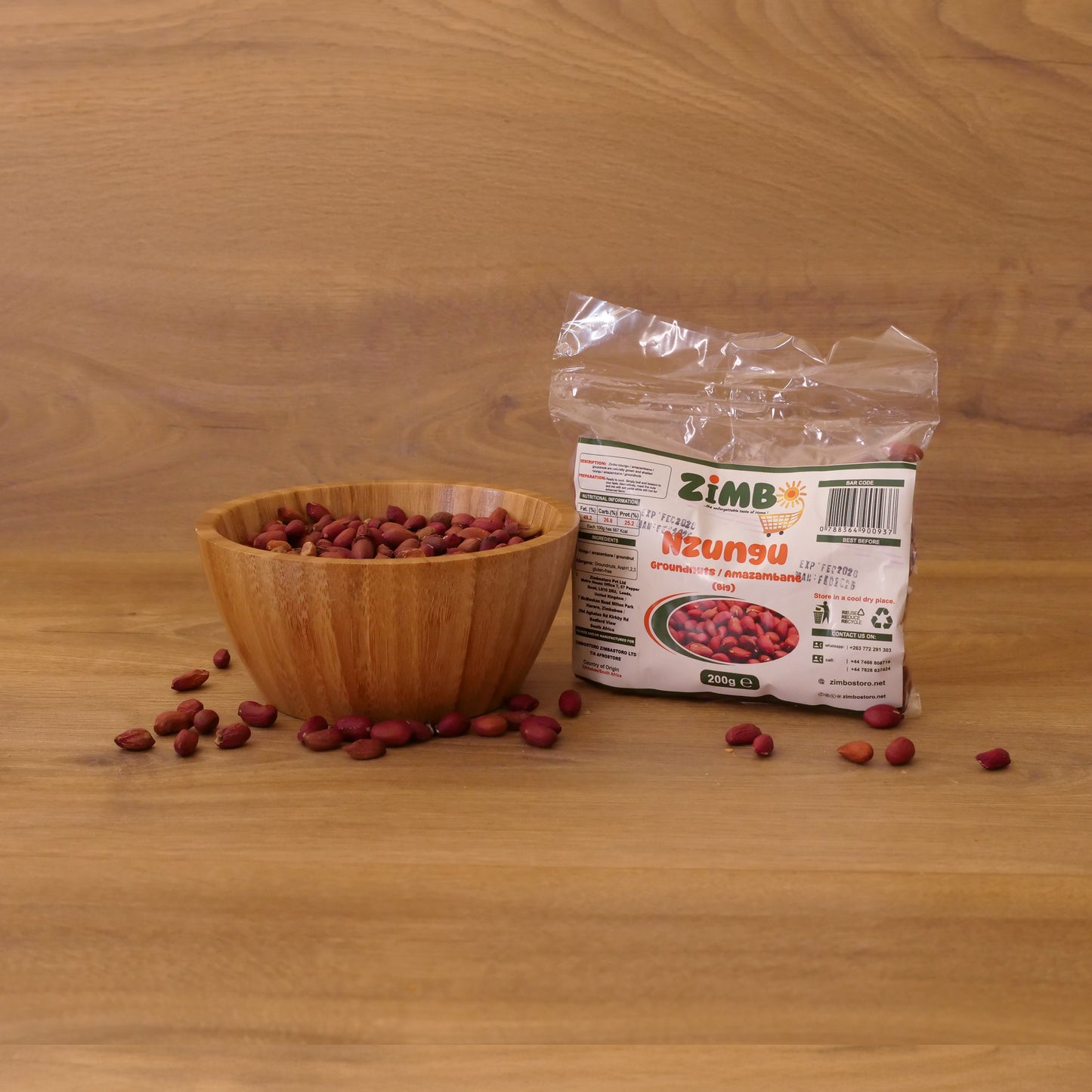 Dried Groundnuts/Nzungu 200g