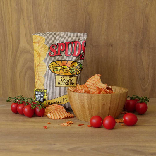 Spuds Tomato Ketchup Crisps 75g